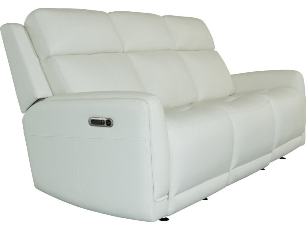 Alister Porcelain Leather Power Gliding Sofa with Power Headrests & Lumbar - main image
