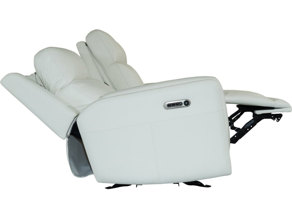 Alister Porcelain Leather Power Gliding Sofa with Power Headrests & Lumbar - image 14