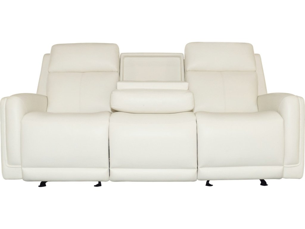 Alister Porcelain Leather Power Gliding Sofa with Power Headrests & Lumbar - image 6
