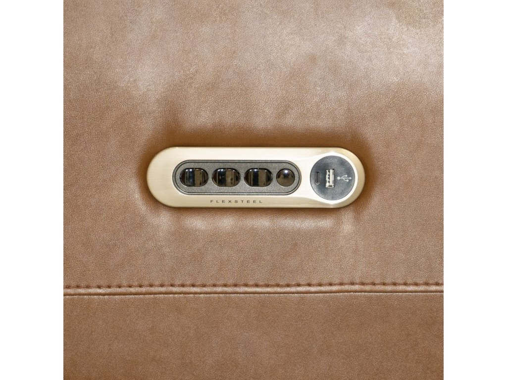 Alister Sedona Leather Power Gliding Loveseat with Console, Power Headrests & Lumbar - image 12