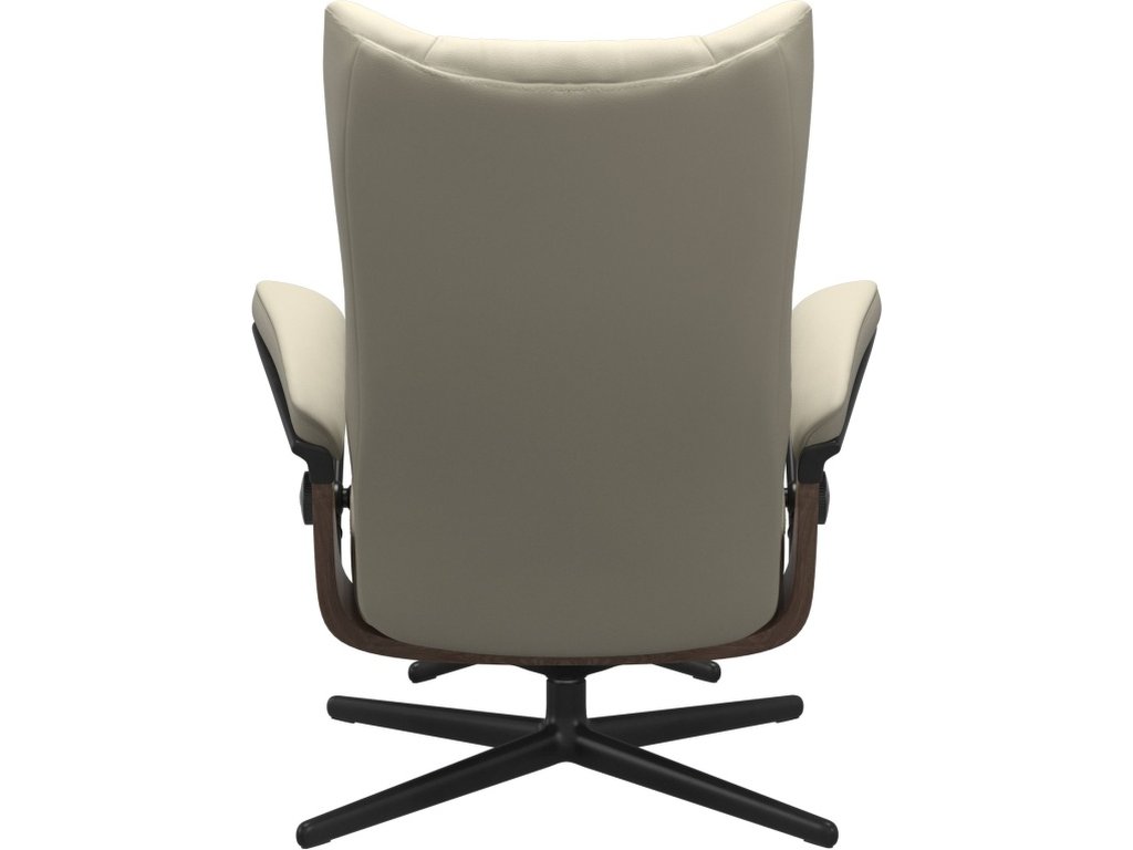 Stressless® Wing (M) Cross Base Recliner with Ottoman - image 2