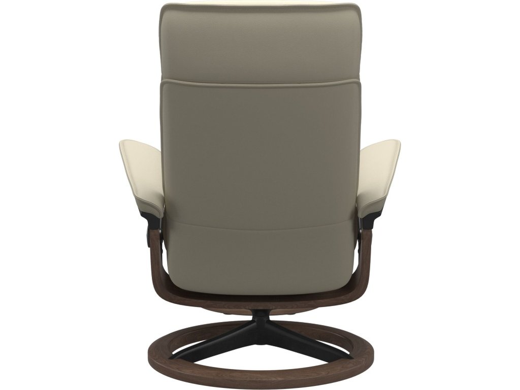 Stressless® Admiral (M) Signature Base Recliner with Ottoman - image 2