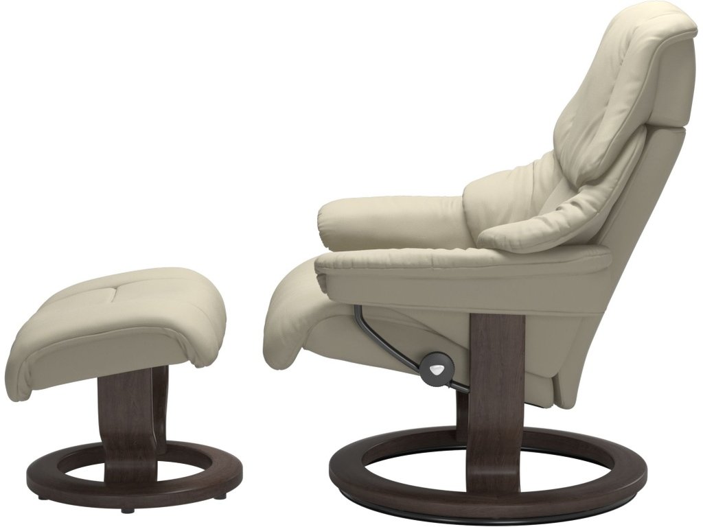 Reno (M) Classic Base Recliner with Ottoman - image 1