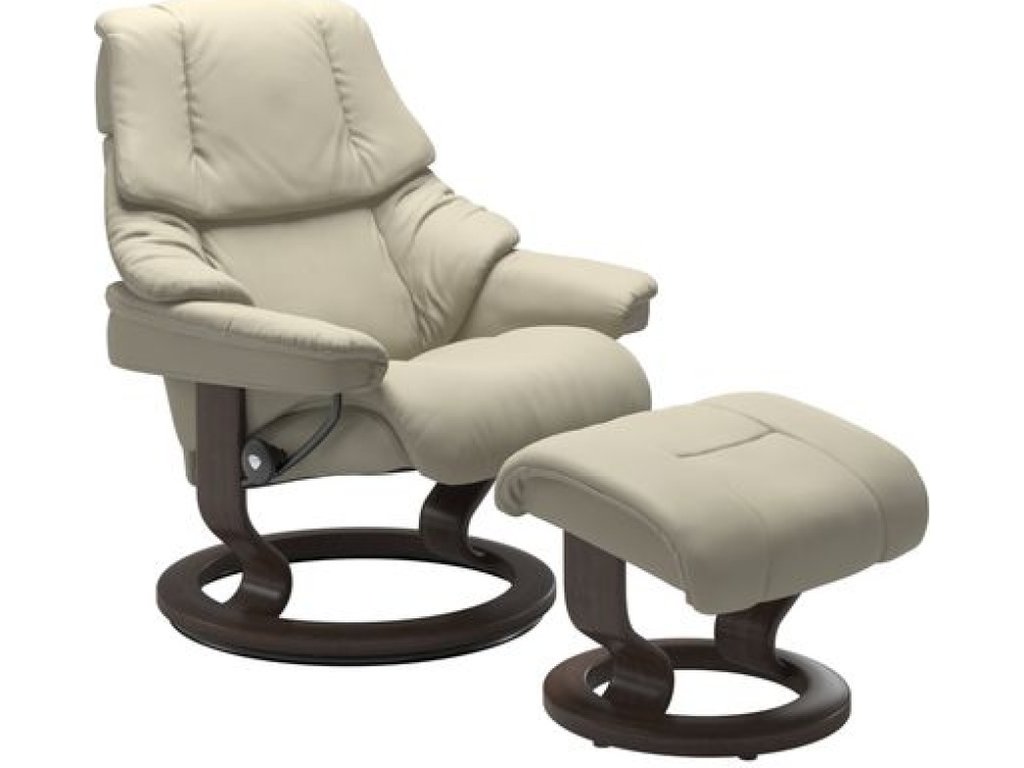 Reno (M) Classic Base Recliner with Ottoman - main image