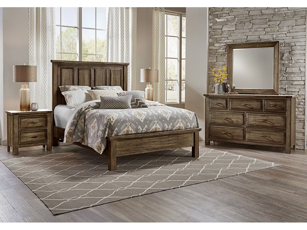 Mansion Bed With Low Profile Footboard - image 1