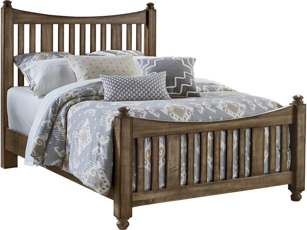 Slat Poster Bed With Slat Poster Footboard - main image