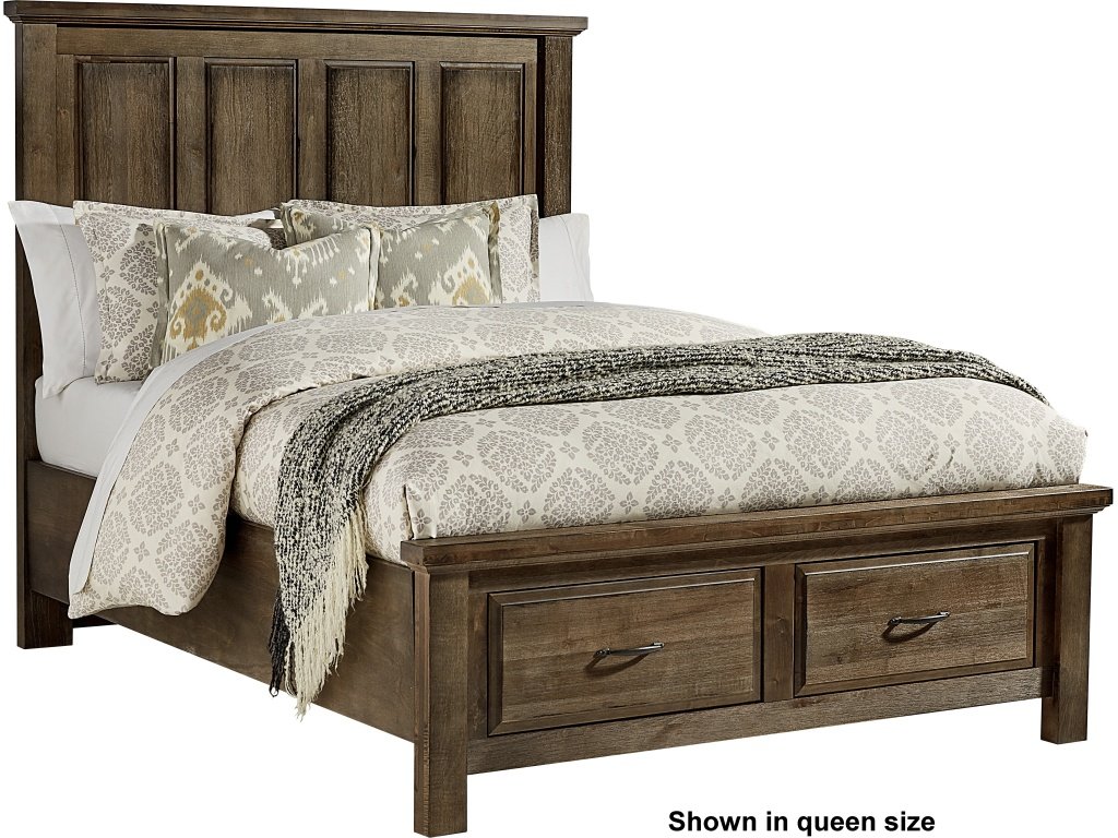 Mansion Bed With Storage Footboard - main image