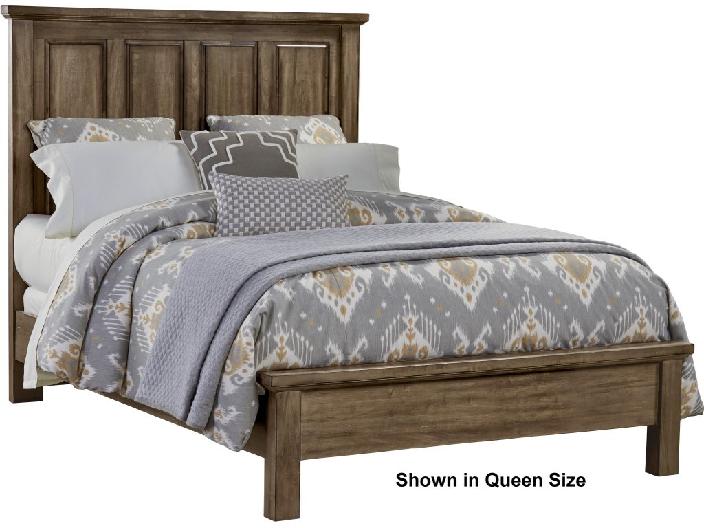 Mansion Bed With Low Profile Footboard - main image