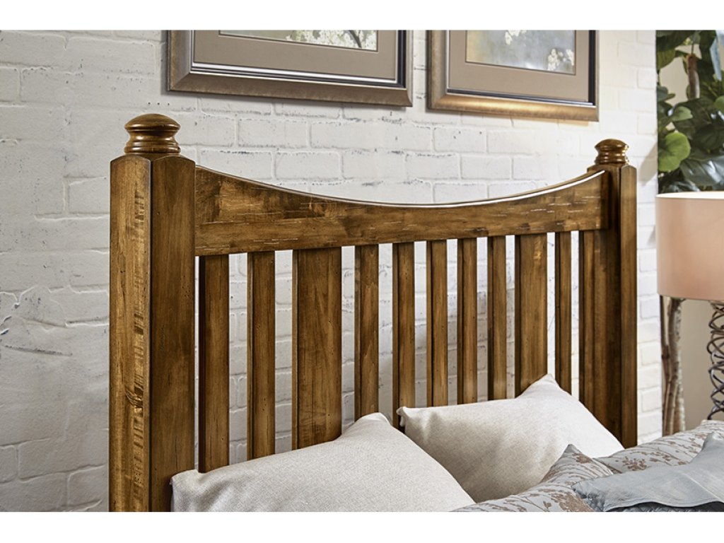 Slat Poster Bed With Storage Footboard - image 1