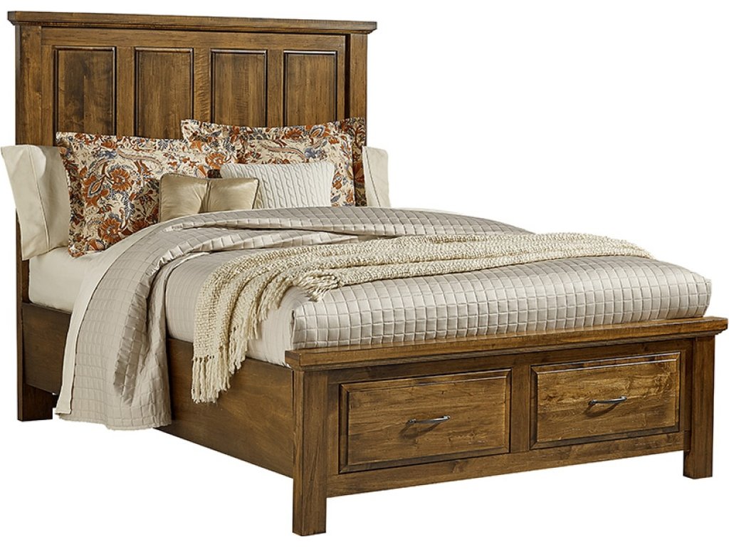 Mansion Bed With Storage Footboard - main image