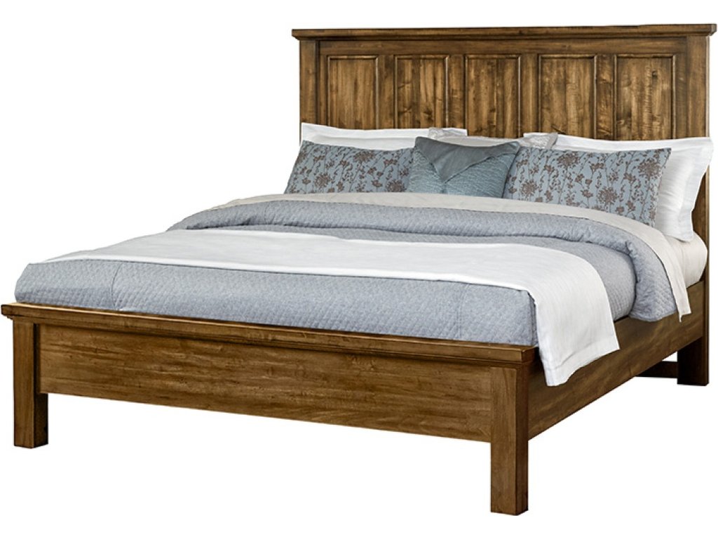 Mansion Bed With Low Profile Footboard - main image