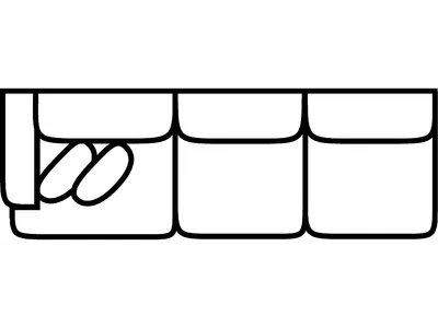LSF 1 Arm Sofa - Alternative View