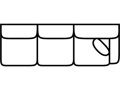 RSF 1 Arm Sofa - Alternative View