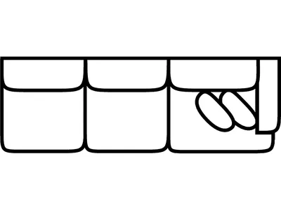 RSF 1 Arm Sofa - Alternative View