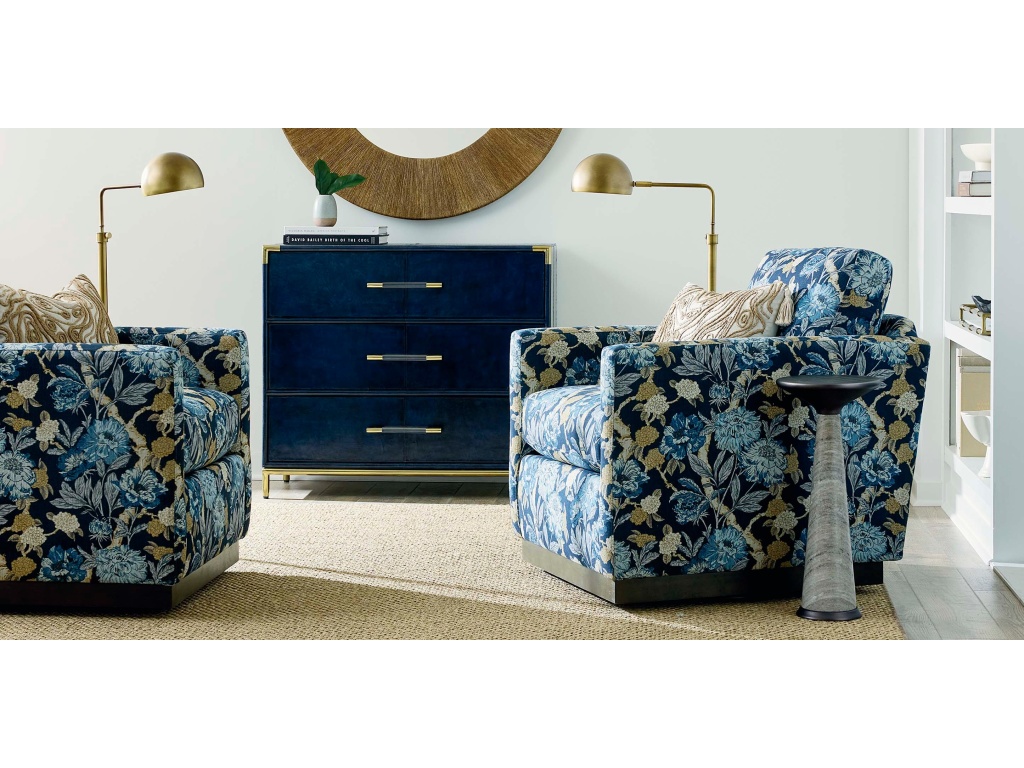 Myles Thin Track Arm Swivel Chair - image 2