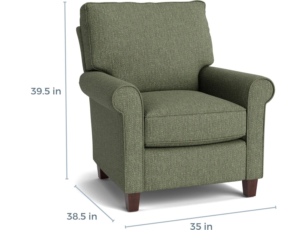 Oswell Roll Arm Accent Chair - image 1