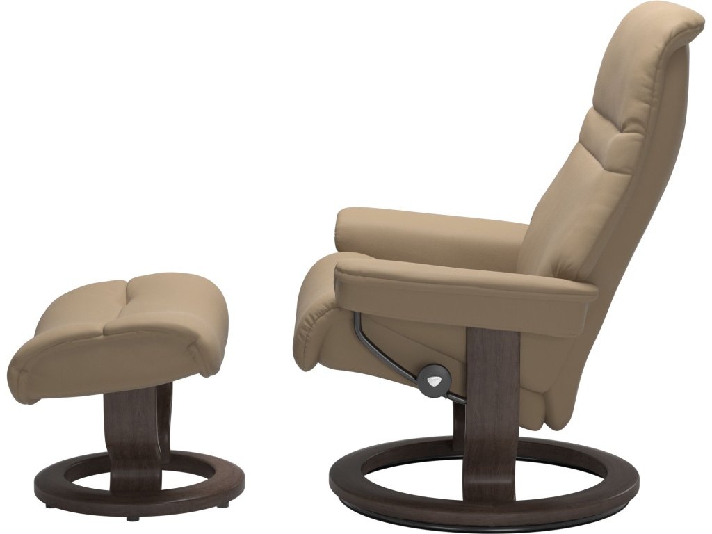 Sunrise (M) Classic Base Recliner with Ottoman - image 1