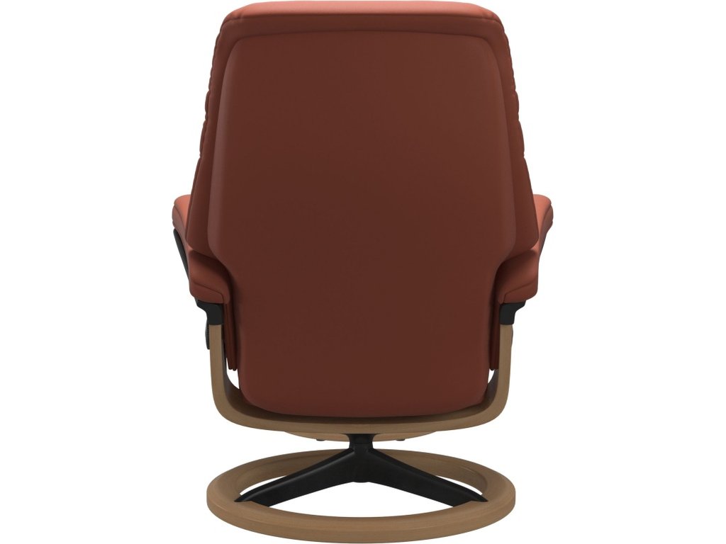 Stressless® Sunrise (M) Signature Base Recliner with Ottoman - image 2