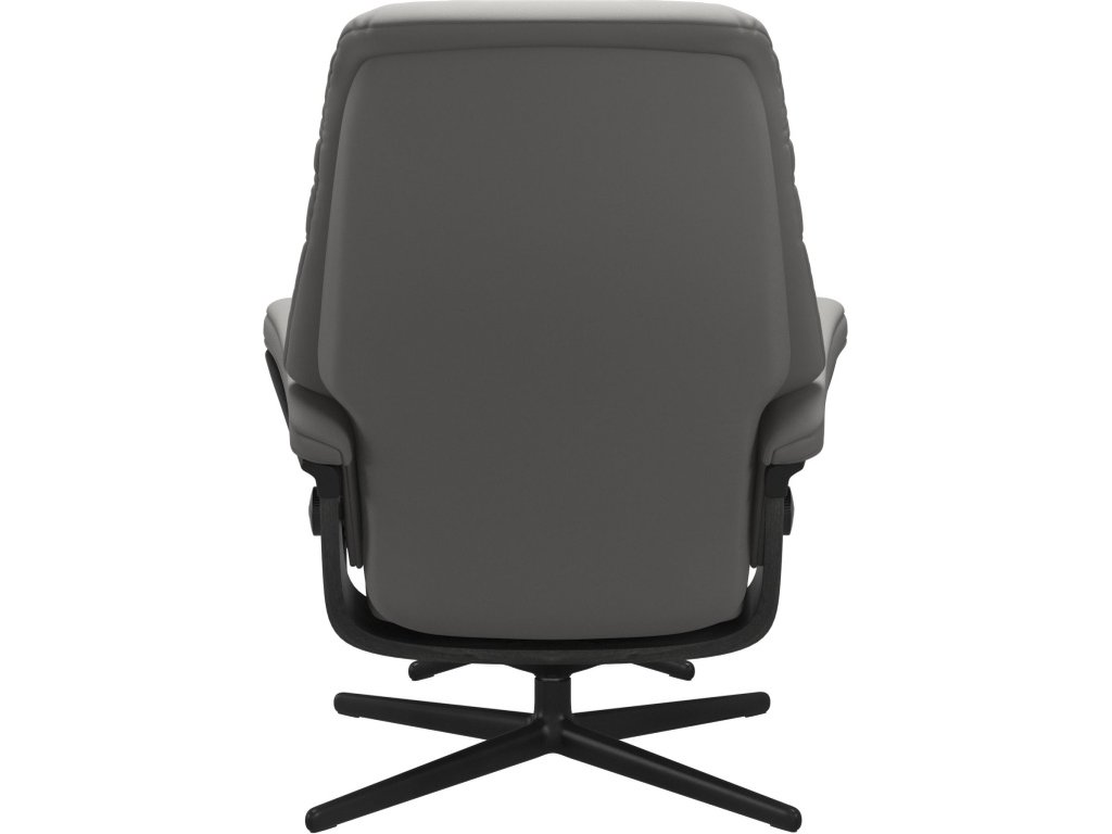 Stressless® Sunrise (M) Cross Base Recliner with Ottoman - image 2