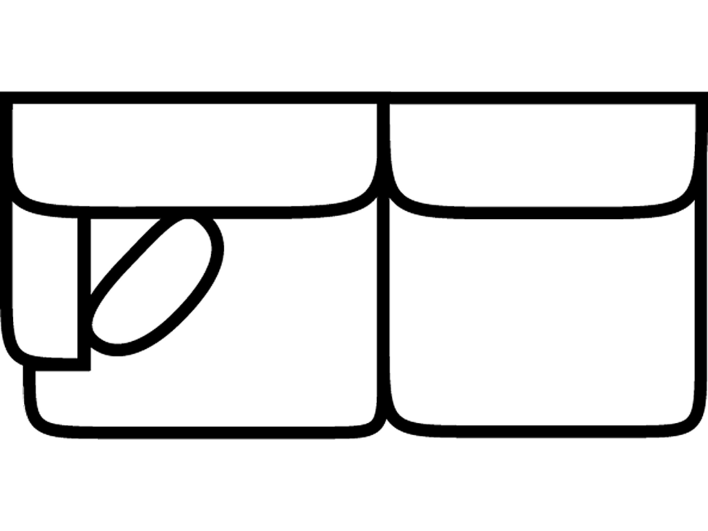 LSF 1 Arm Loveseat - image 1