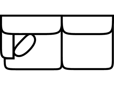 LSF 1 Arm Loveseat - Alternative View
