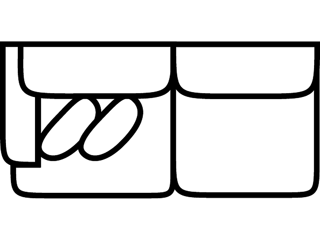 LSF 1 Arm Loveseat - image 1