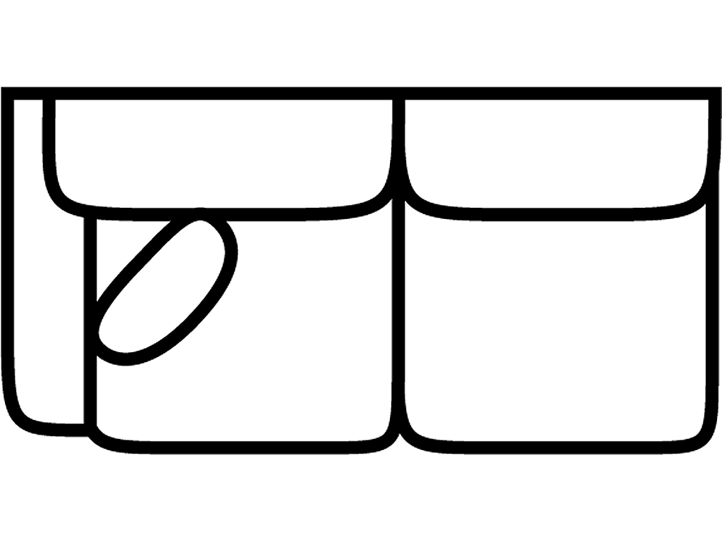 LSF 1 Arm Loveseat - image 1
