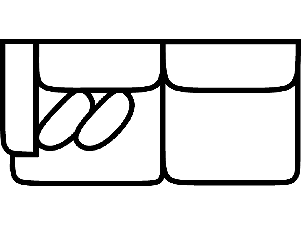 LSF 1 Arm Loveseat - image 1