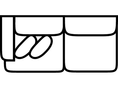 LSF 1 Arm Loveseat - Alternative View