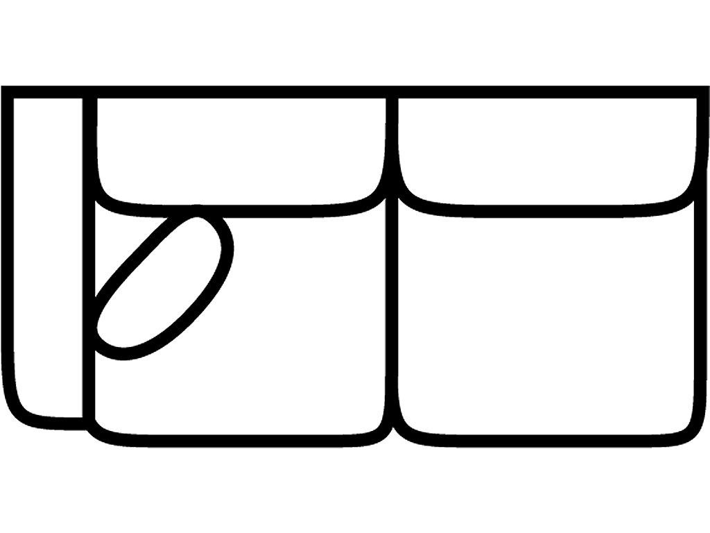 LSF 1 Arm Loveseat - image 1