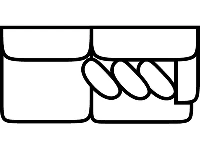 RSF 1 Arm Loveseat