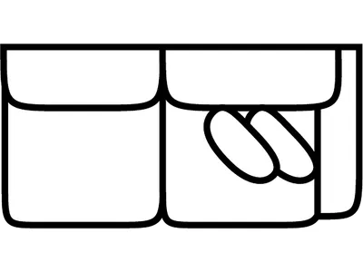 RSF 1 Arm Loveseat - Alternative View