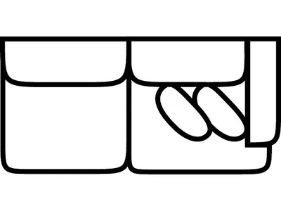 RSF 1 Arm Loveseat - Alternative View
