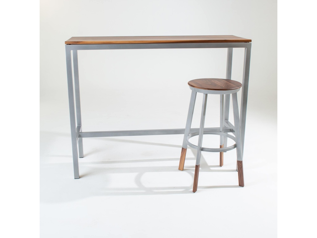Parliament Bar Table with Wood Top - main image