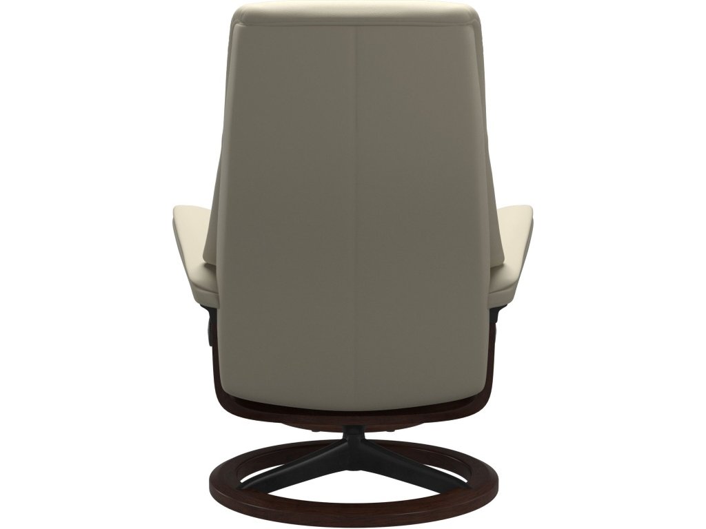 Stressless® View (M) Signature Base Recliner with Ottoman - image 2