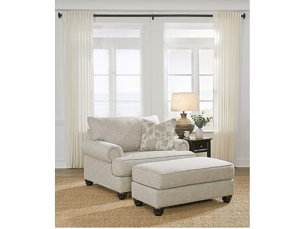 Asanti Oversized Chair and Ottoman - main image