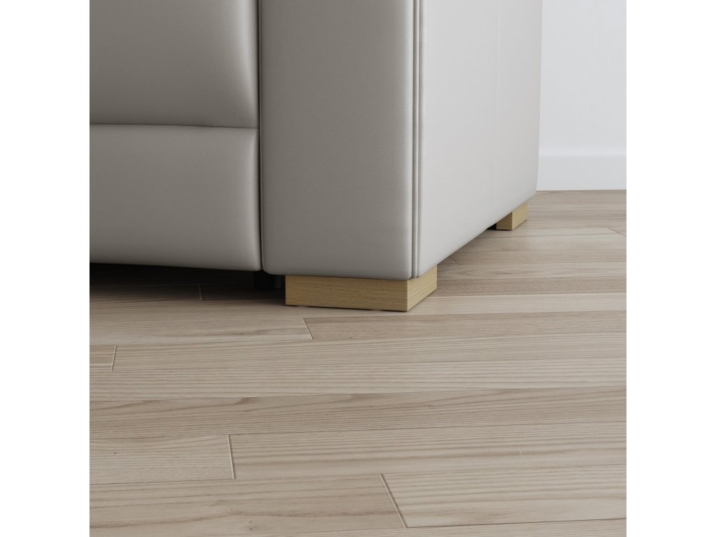 Aurora Ash Leather Power Recliner with Power Headrest - image 4