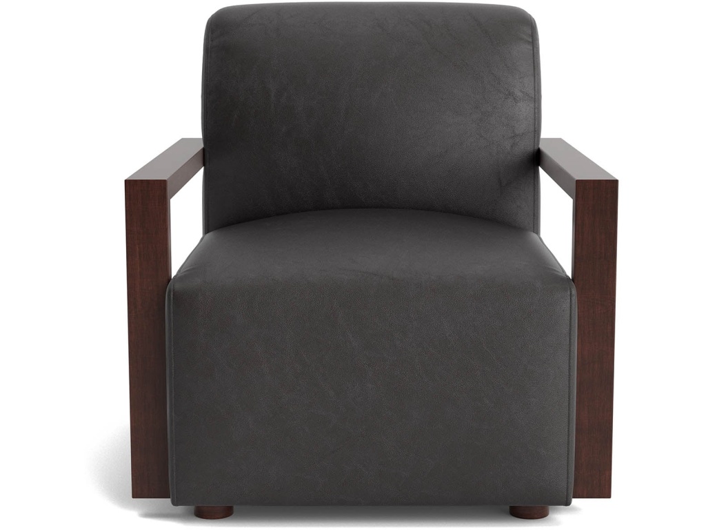 Creswell Leather Accent Chair - image 1