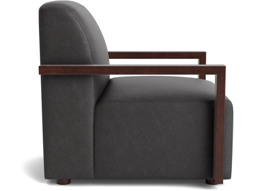 Creswell Leather Accent Chair - image 2