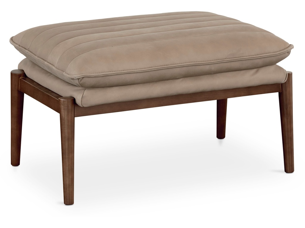 Ellis Leather Ottoman - main image