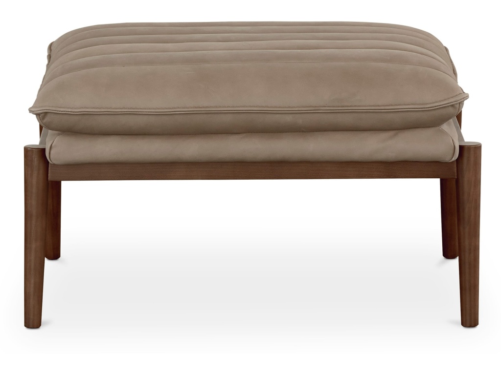 Ellis Leather Ottoman - image 2