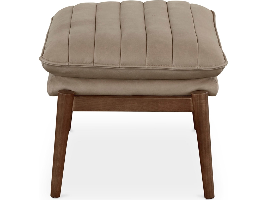 Ellis Leather Ottoman - image 3