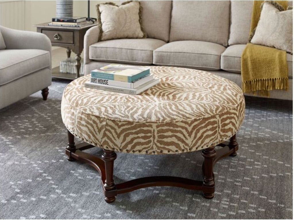 Hampstead Round Cocktail Ottoman - image 2