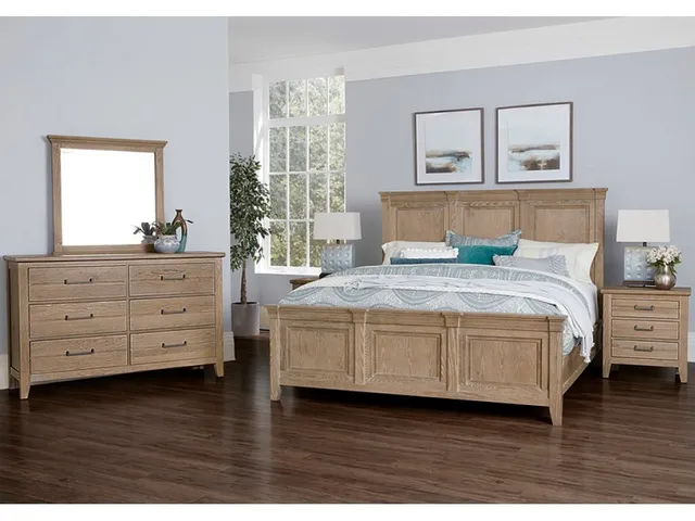 Mansion Bed With Mansion Footboard In Deep Sand - Alternative View