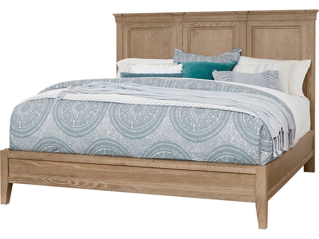 Mansion Bed With Low Profile Footboard In Deep Sand - main image