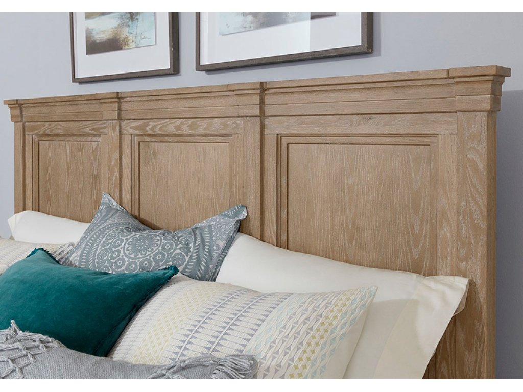 Mansion Bed With Low Profile Footboard In Deep Sand - image 2