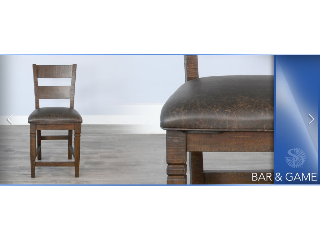 30”H Homestead Ladderback Barstool Cushion Seat - image 3