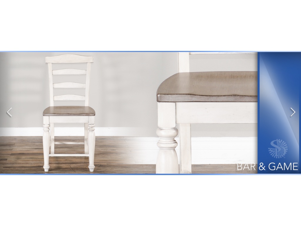 24"H Carriage House Ladderback Barstool Cushion Seat - image 5