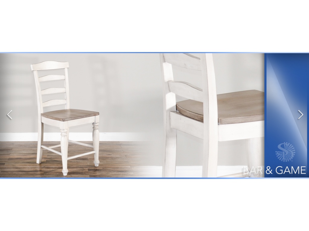 24"H Carriage House Ladderback Barstool Cushion Seat - image 6