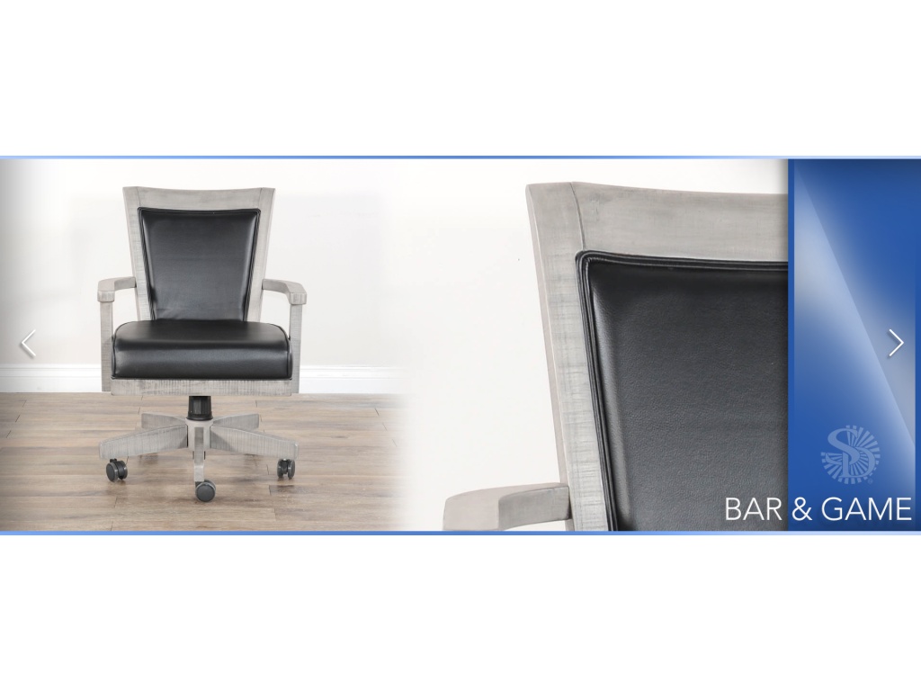 Homestead Game Chair w/ Casters, Cushion Seat & Back - image 1